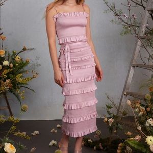 V. Chapman Lily Dress in Pink Parfait